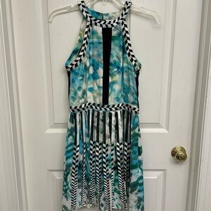 Parker pleated dress